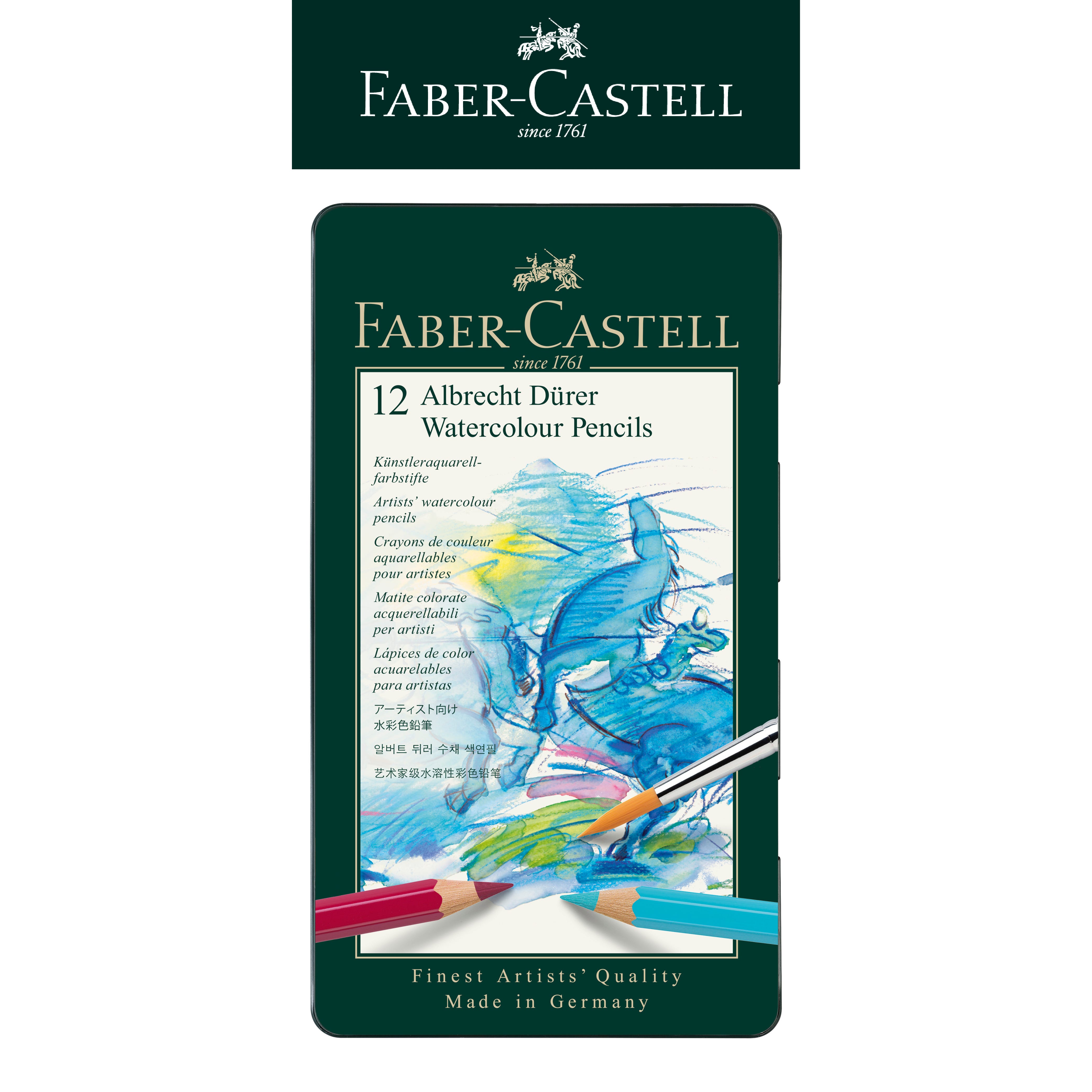 【Faber-Castell】輝柏 專家級12色水彩色鉛筆