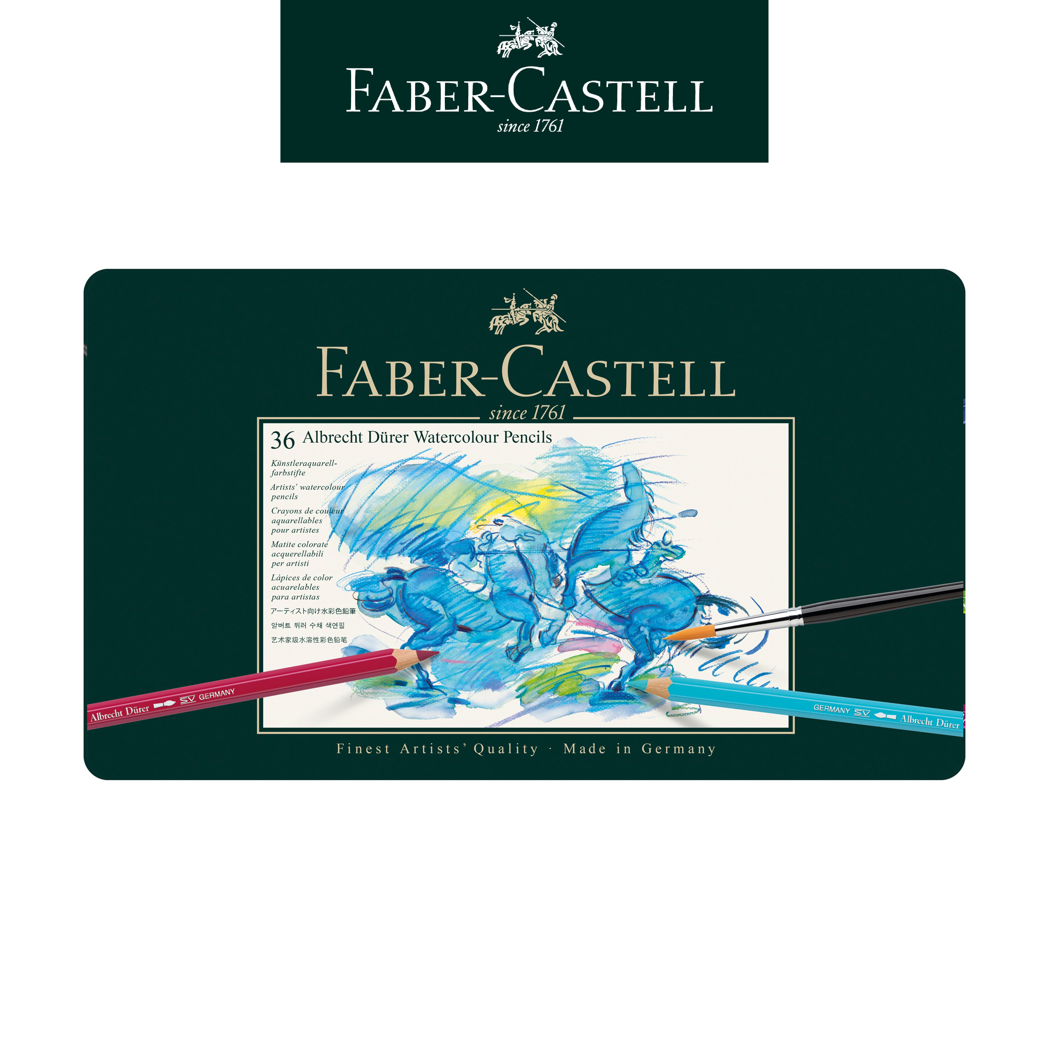 【Faber-Castell】輝柏 專家級36色水彩色鉛筆