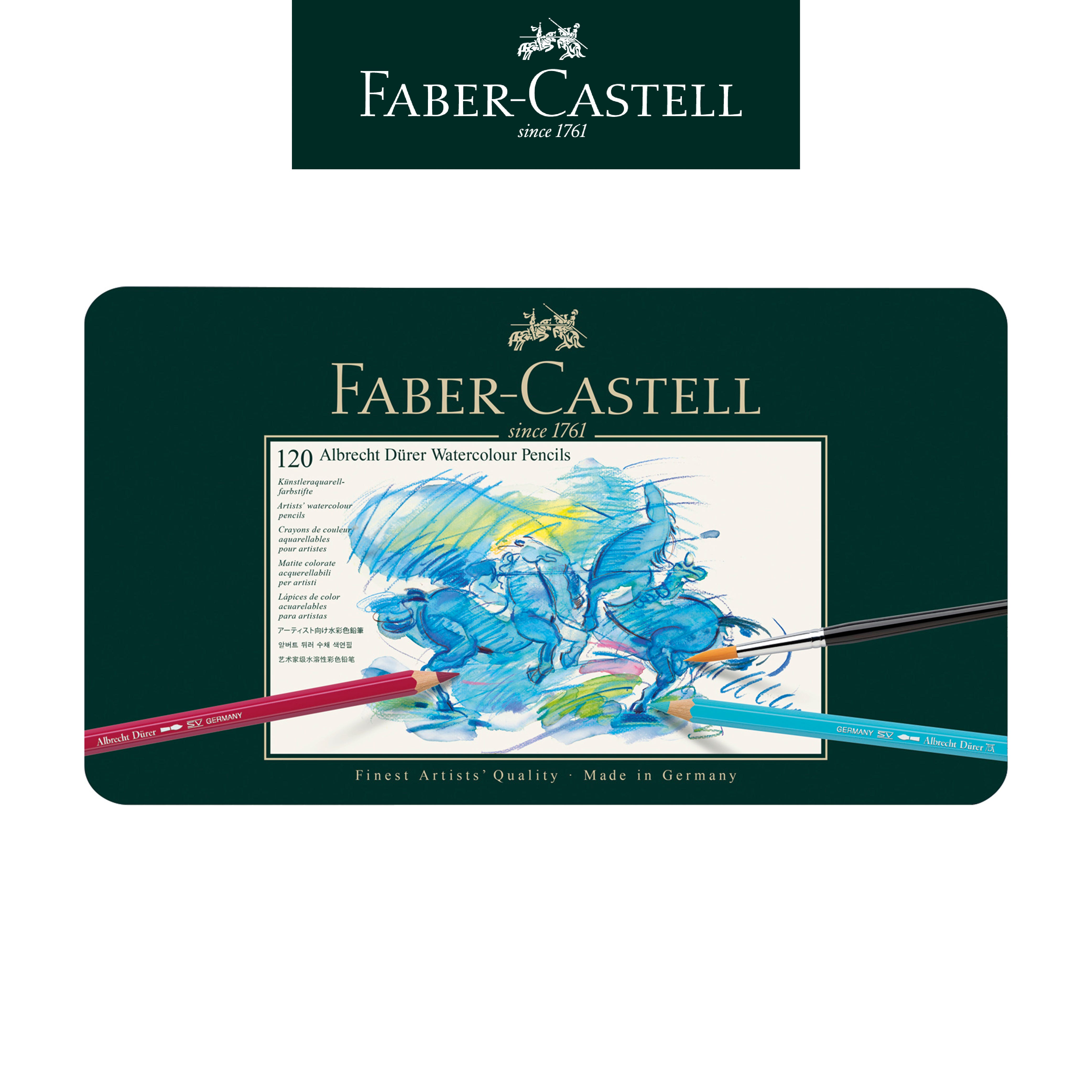  【Faber-Castell】輝柏 專家級120色水彩色鉛筆