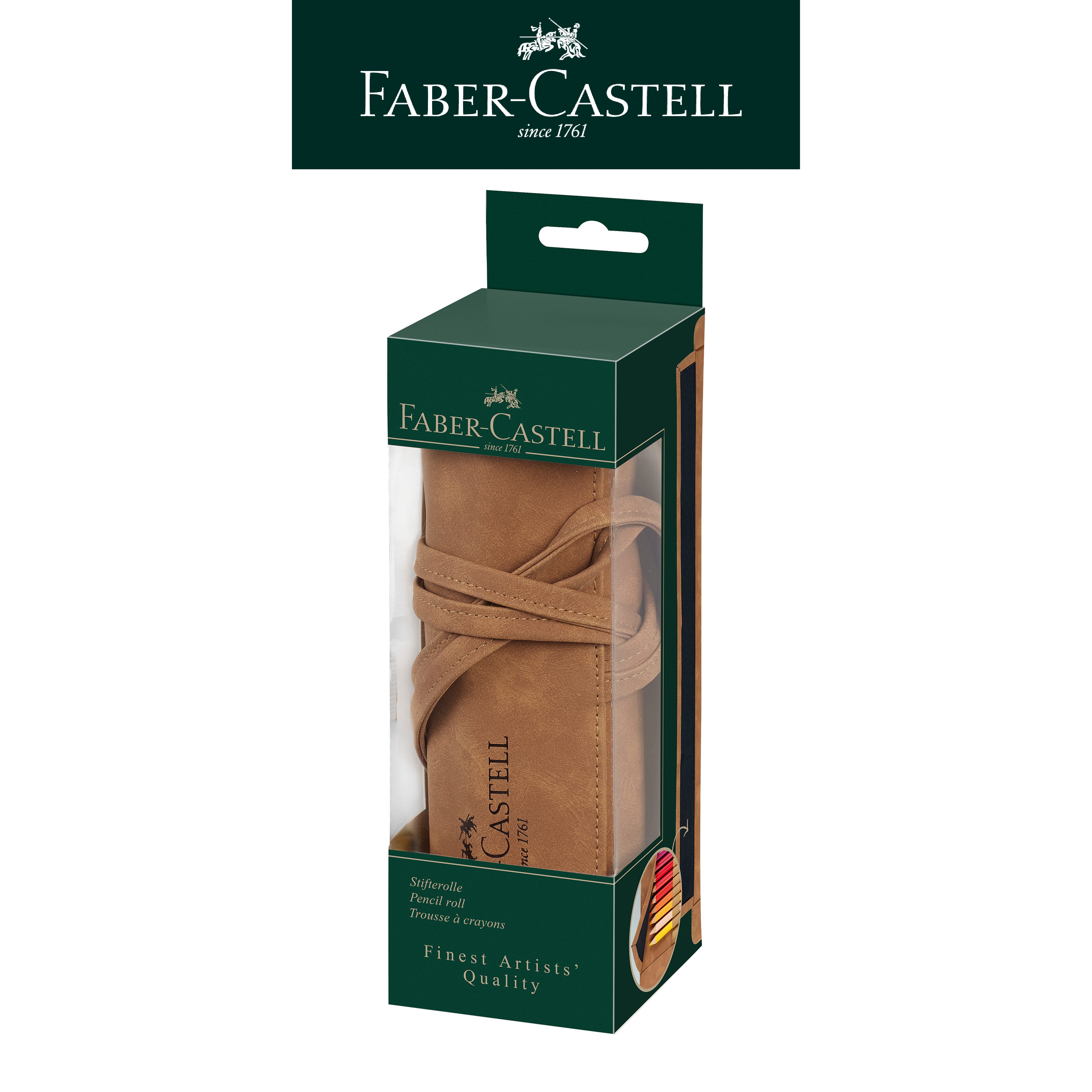 【Faber-Castell】輝柏 藝術鉛筆卷-咖啡色