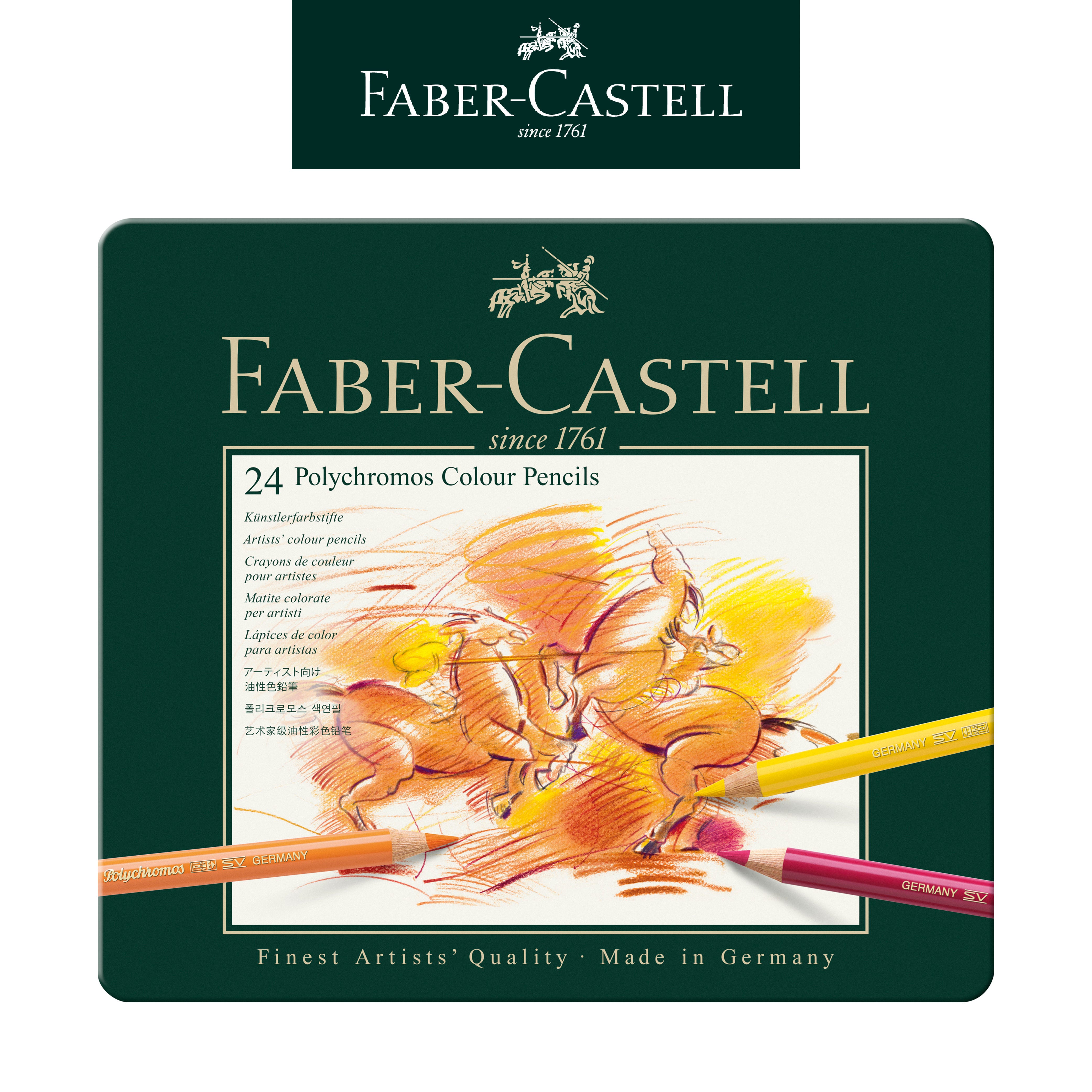 【Faber-Castell】輝柏 專家級24色油性色鉛筆