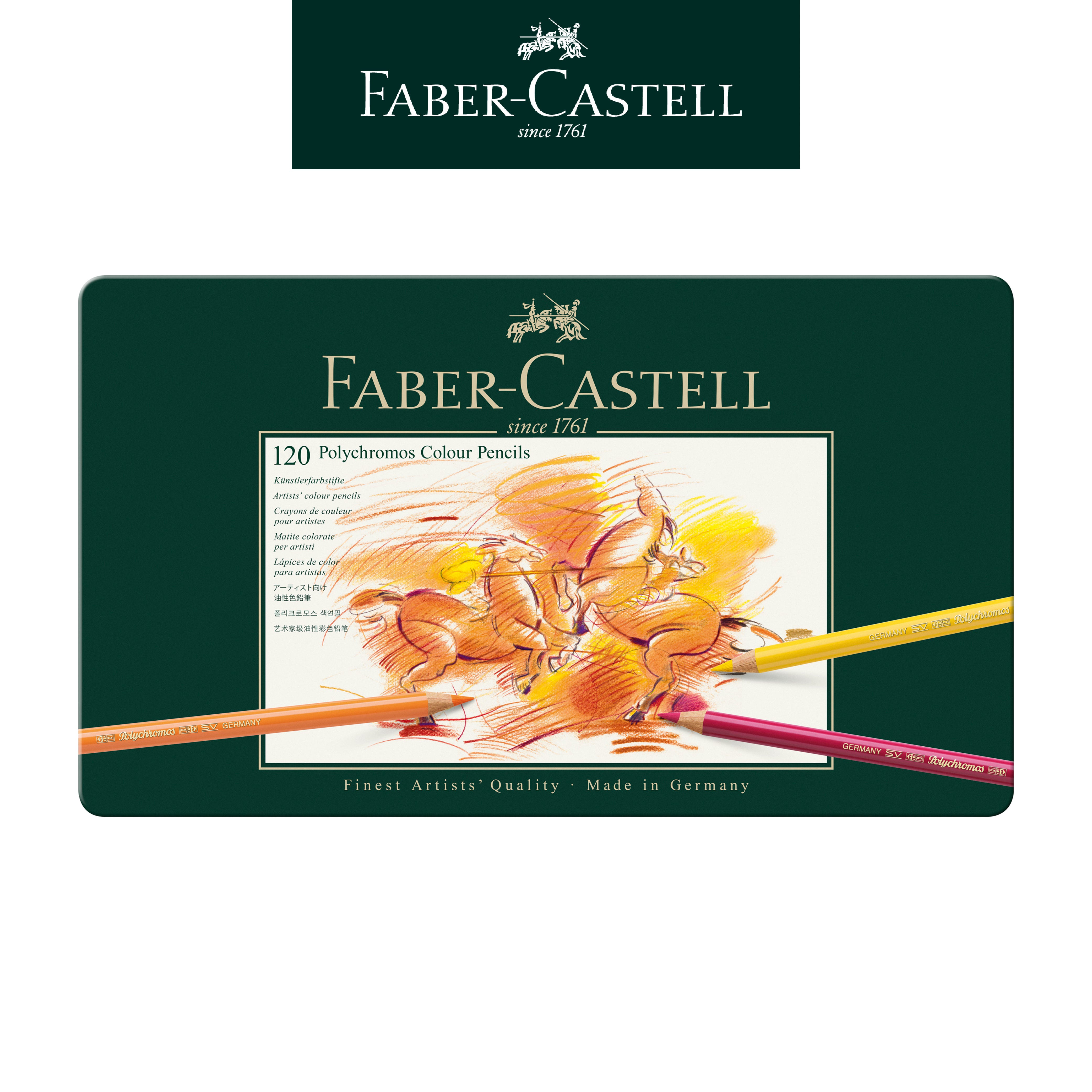 【Faber-Castell】輝柏 專家級120色油性色鉛筆