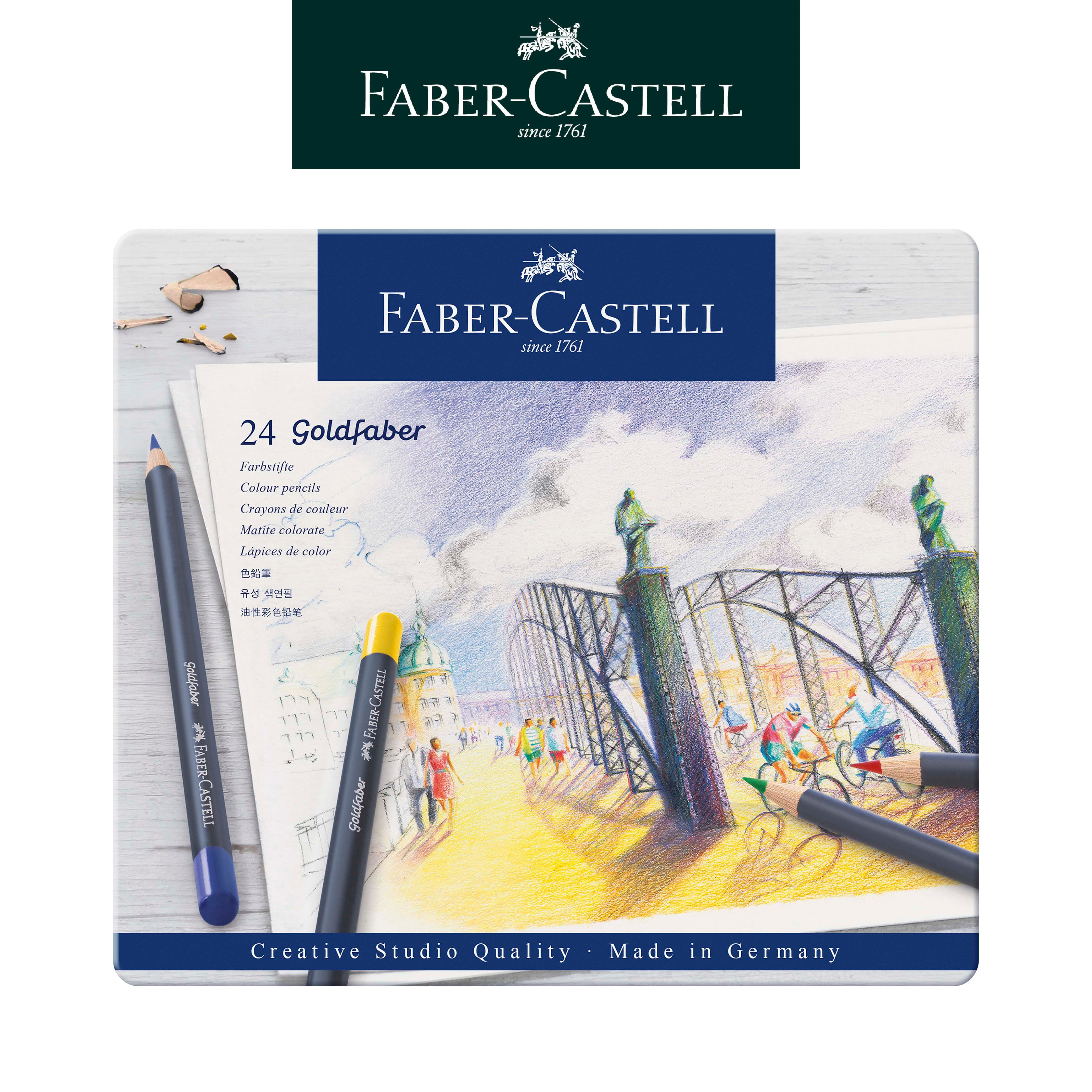 【Faber-Castell】輝柏 GOLDFABER油性色鉛24色	