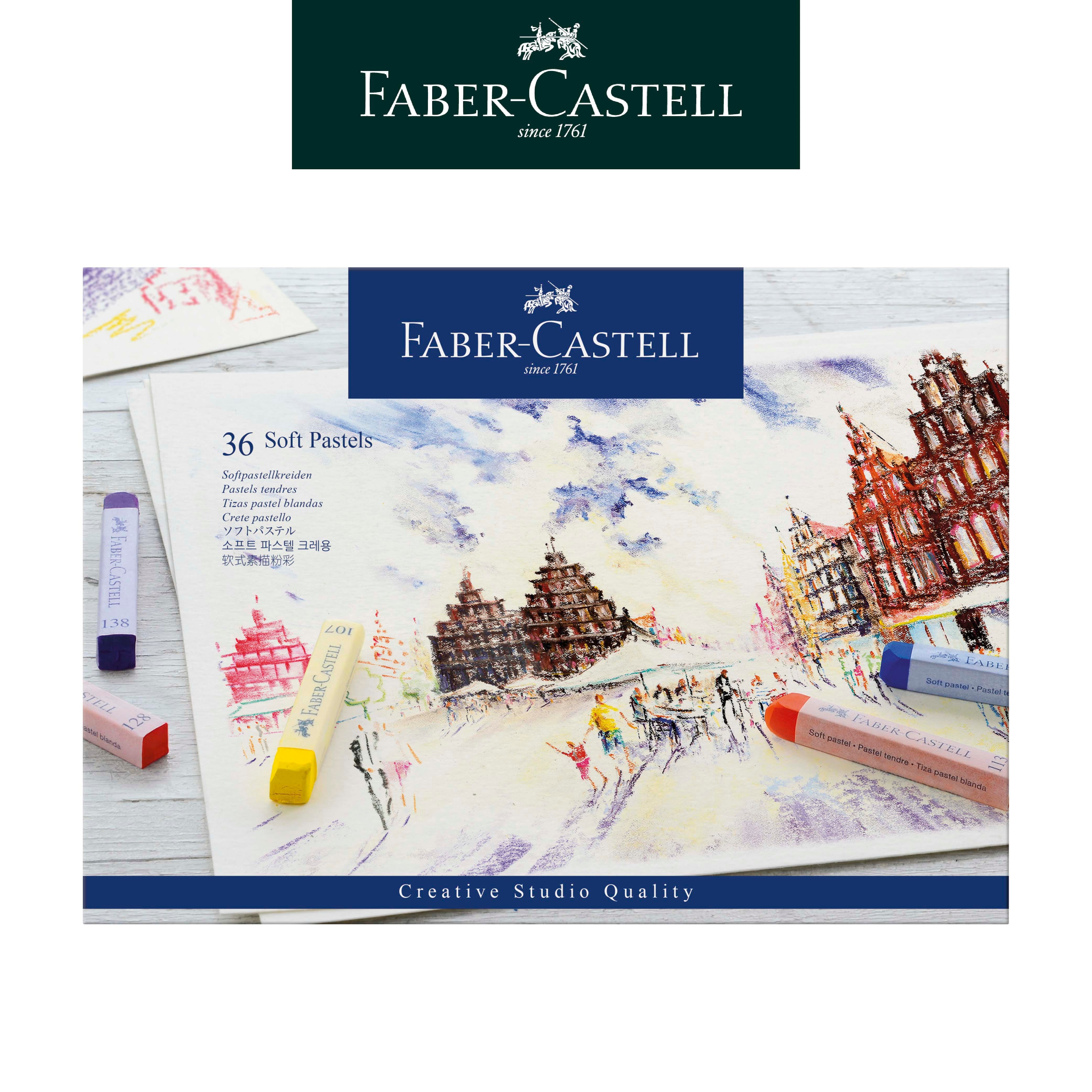 【Faber-Castell】輝柏 創意工坊粉彩軟性長型36色