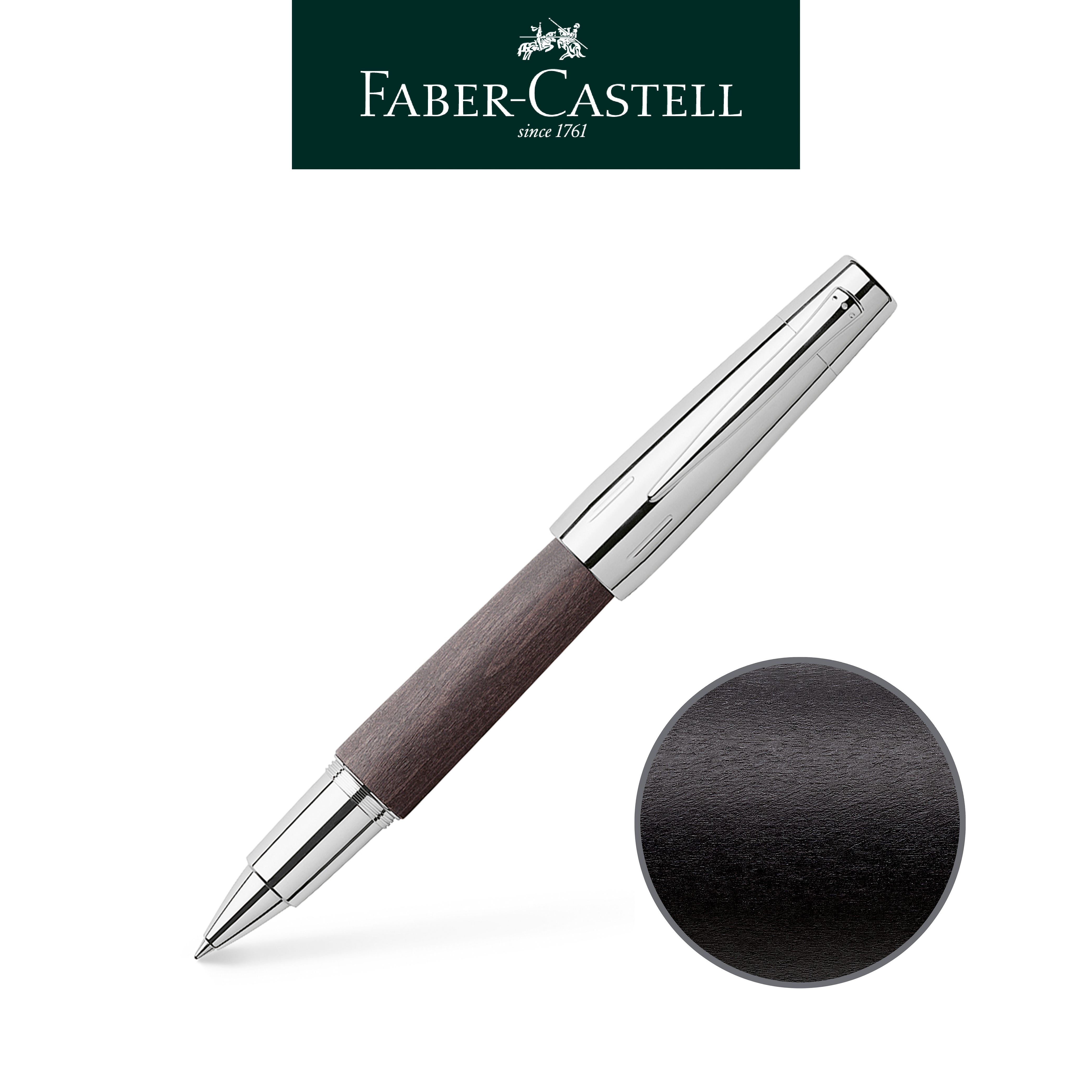  【Faber-Castell】輝柏 E-MOTION梨木鋼珠筆/黑