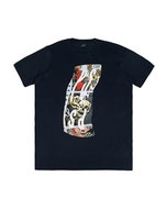 【PAUL SMITH】 簽字縮寫LOGO美式風格印花棉質短袖T恤(男款/深藍)