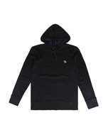 【PAUL SMITH】刺繡斑馬LOGO圖案造型棉質連帽T恤(男款/黑)