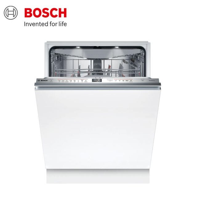 【Bosch博世】6系列 60公分 全嵌式洗碗機 220V 沸石 自動開門 自備門板 含基本安裝 SMV6YCX05E