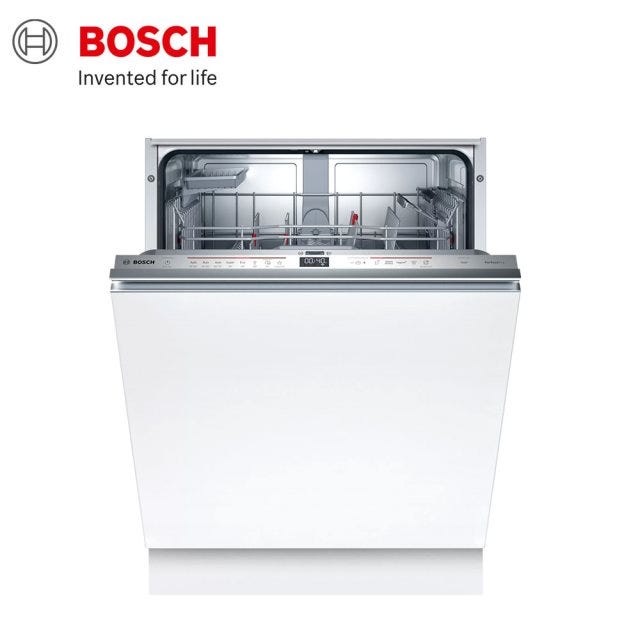【Bosch博世】6系列 60公分 全嵌式洗碗機 沸石 自備門板 SMV6ZAX00X