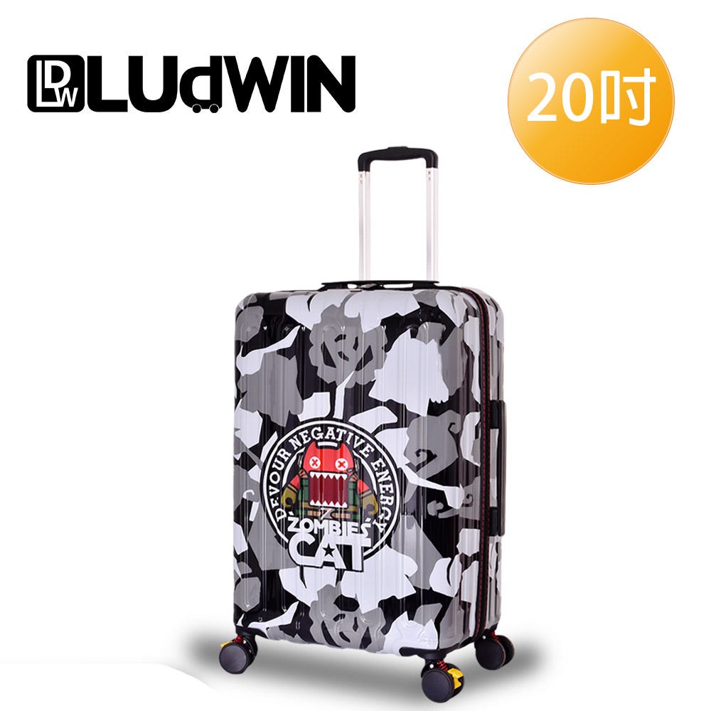【LUDWIN 路德威】魔鬼貓設計款行李箱  20吋_4色可選 