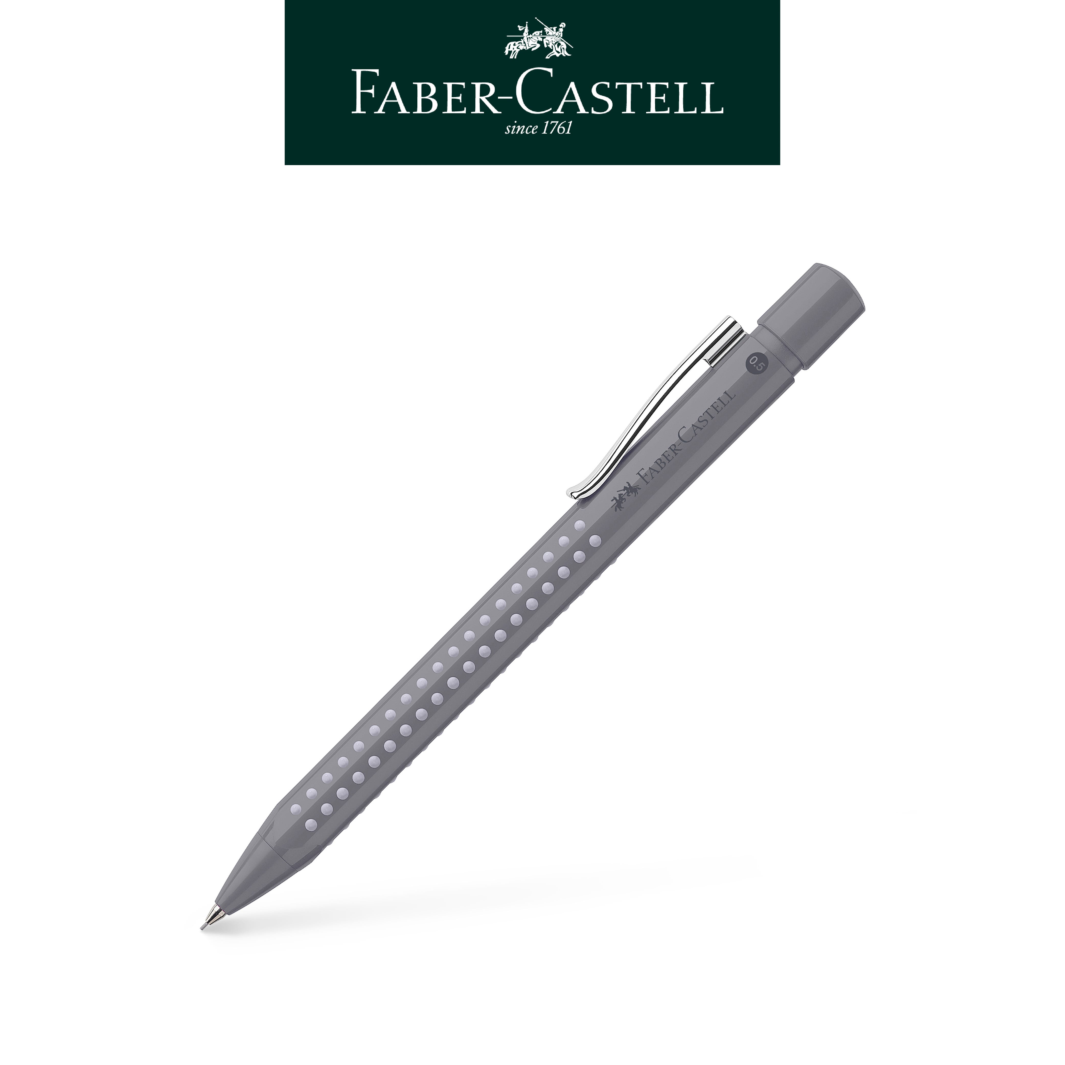 【Faber-Castell】輝柏 好點子握得住自動鉛筆/石英灰