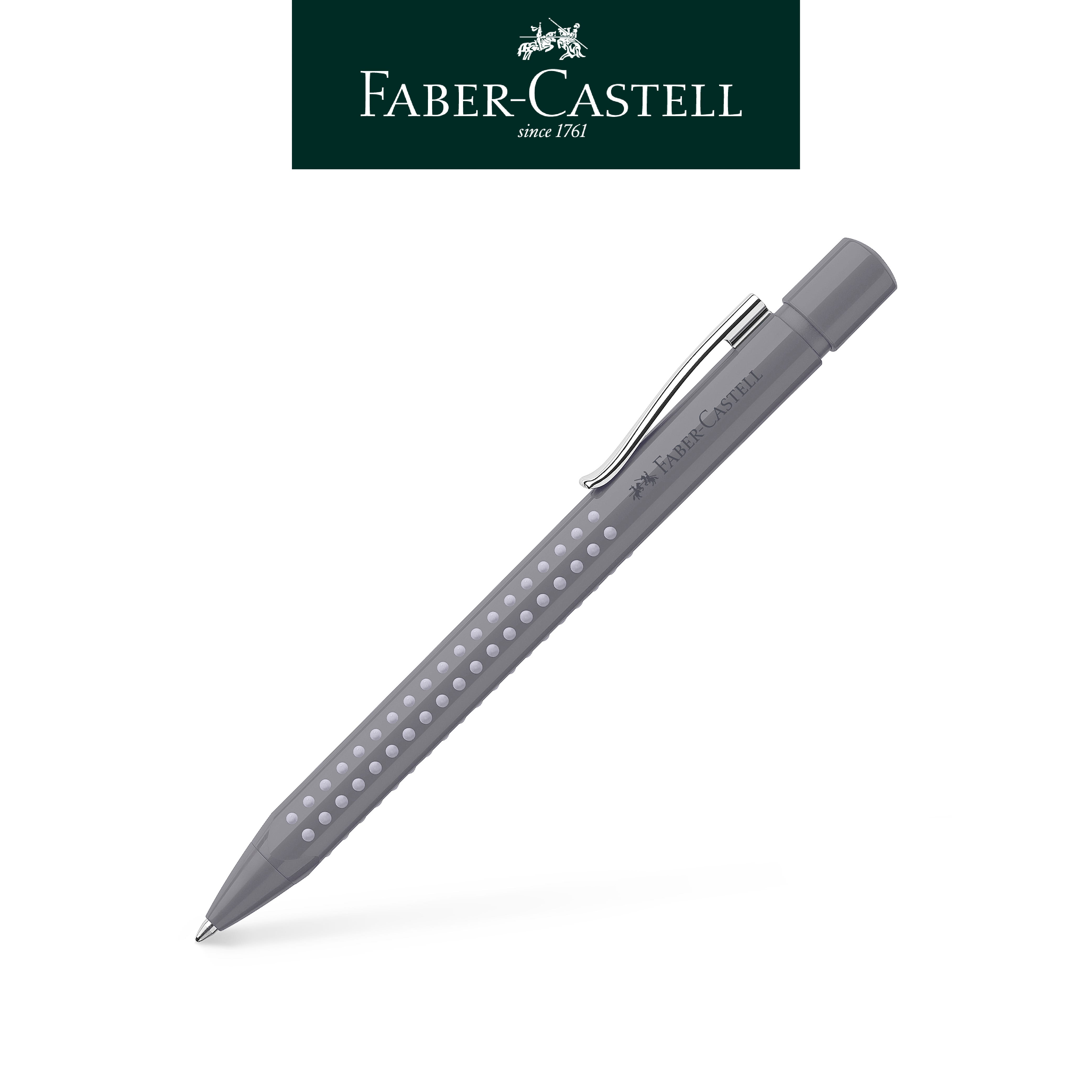 【Faber-Castell】輝柏 好點子握得住原子筆/石英灰