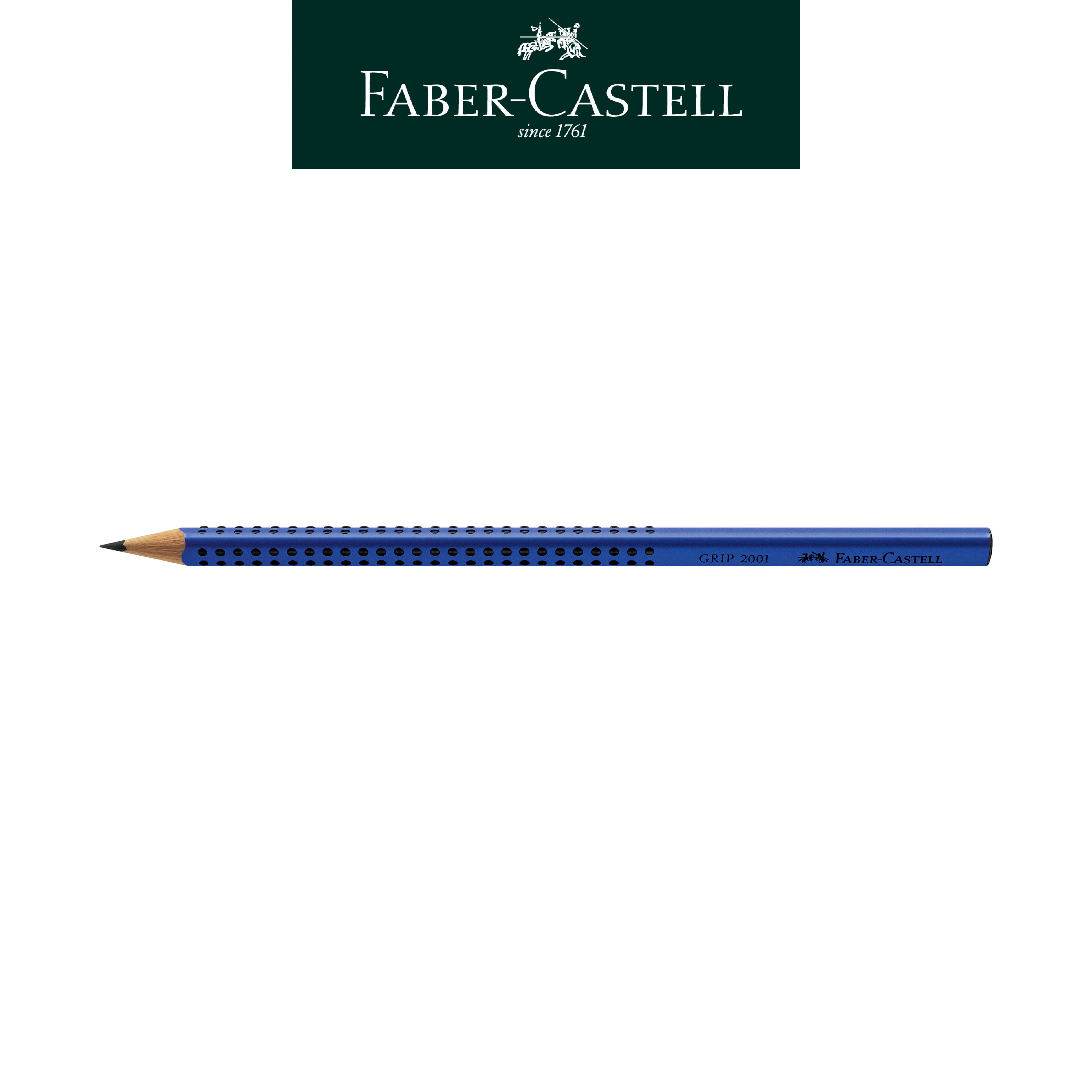 【Faber-Castell】輝柏 2001握得住鉛筆B/藍 12支入