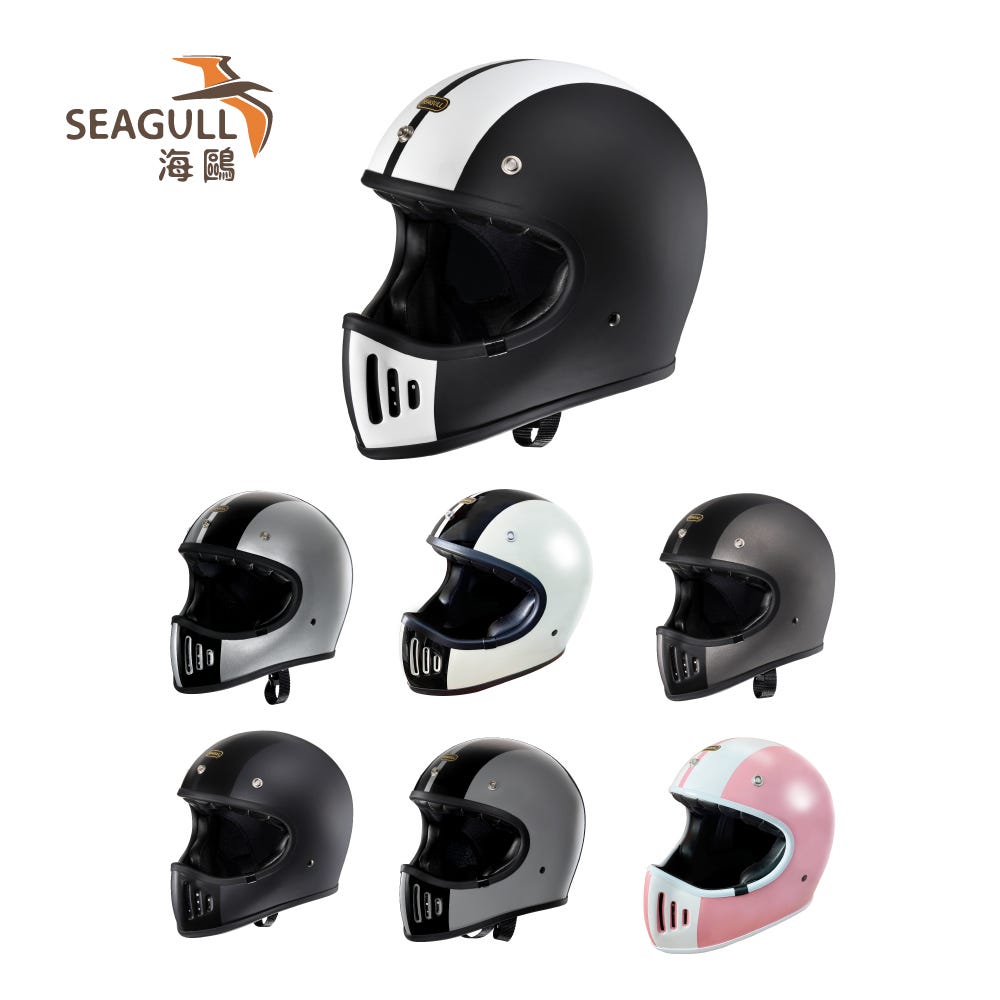 【海鷗安全帽】TW-863條紋山車帽_全罩安全帽/御膳坊/南都好市